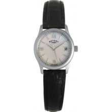 LS00792-07 Rotary Ladies Pearl Black Watch