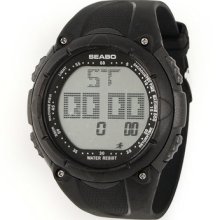 Menâ€˜s Sport Style Chronograph Electronic Digital Wrist Watchâ€‹ Black Cool Light