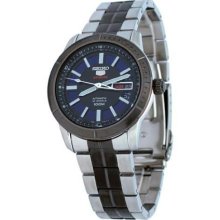 Men Seiko SRP343 Seiko 5 Stainless Steel Case and Bracelet Automa ...