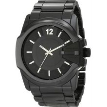 Men's Black Ceramic Case and Bracelet Black Dial Date