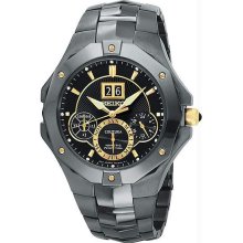 Men's Black Kinetic Coutura Perpetual Calendar Two Tone