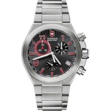 Men's Convoy Quartz Chronograph Red Hands Stainless