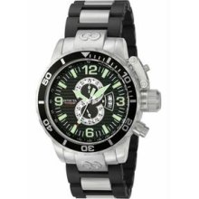 Men's Corduba Chronograph Stainless Steel Case and Bracelet Black