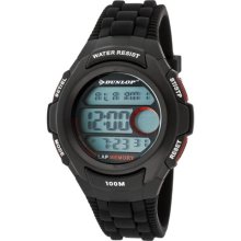 Men's Digital Multi-Function Black Rubber ...