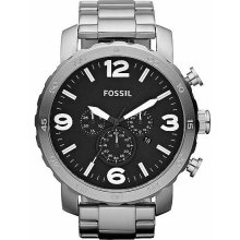 Men's fossil nate chronograph watch jr1353