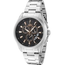 Men's Invicta II Chronograph Black Dial Stainless Steel