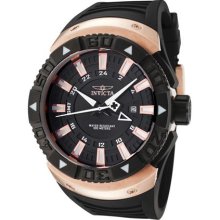 Men's Invicta II GMT Black Dial Black Polyurethane