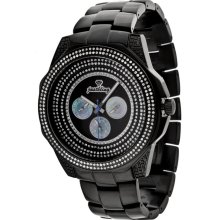 Men's Just bling 2.00 CT Diamond watch JB-6212-200-E Black Case