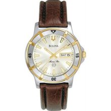 Men's Marine Star Two Tone Dress Leather