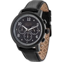 Mens Penguin Dino Stainless Steel Black Ip-plated Watch