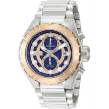 Men's Pro Diver Chronograph Stainless Steel Case and Bracelet Rose