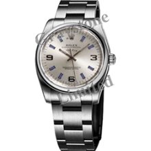 Men's Rolex Oyster Perpetual Air-King Watch - 114200_SlvrABlueIO