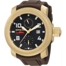 Men's Sea Hunter Russian Diver Chronograph Stainless Steel Case Brown