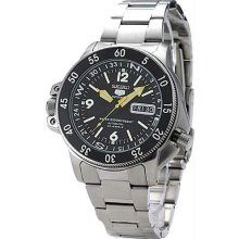 Men's Seiko 5 Sports Automatic Atlas Diver Black Dial