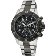 Men's Specialty Chronograph Two Tone Stainless Steel Case and