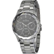 Men's Stainless Steel Day Date Gray