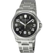 Men's Stainless Steel Officer Gray Dial