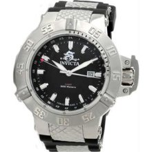 Men's Stainless Steel Subaqua GMT 500M Diver Black Dial