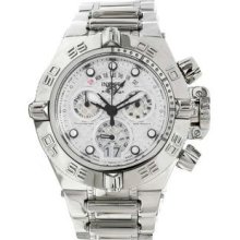 Men's Subaqua IV Stainless Steel Case and Bracelet Chronograph Silver