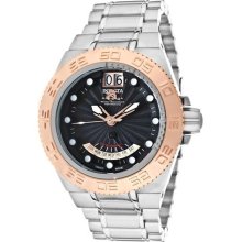 Men's Subaqua/Sport Black Textured Dial Stainless Steel ...