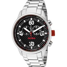 Men's Tech Chronograph Black Dial Stainless