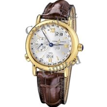 Men's Ulysse Nardin GMTÂ± Perpetual Automatic 38.5mm Watch - 321-22/31