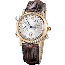 Men's Ulysse Nardin GMTÂ± Perpetual Automatic 38.5mm Watch - 326-22/31