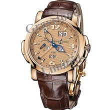 Men's Ulysse Nardin GMTÂ± Perpetual Automatic 42mm Watch - 322-66