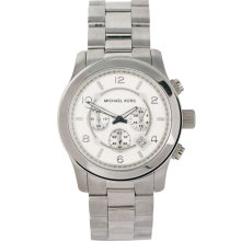 Michael Kors MK8086 Silver Steel Bracelet Watch Silver