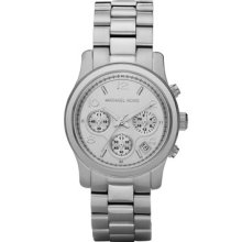 Michael Kors Stainless Steel Midsized Chronograph Watch