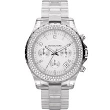 Michael Kors Women's Glitz White Dial Watch MK5337