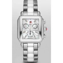 Michele Women's Deco White Dial Watch MWW06P000111