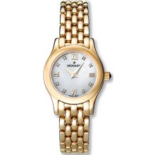 Movado Rilati 14K Gold Ladies Watch 0605795