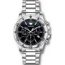 Movado Series 800 Subsea Chrono Men`s Watch W/ Silver Dial