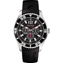 Nautica N11086G NST 07 Multifunction Black Rubber Men's Watch