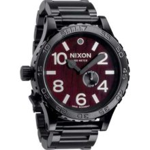 Nixon 51-30 Watch Dark Wood/blk Each