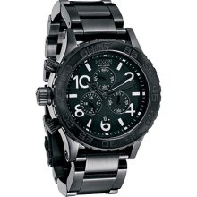 Nixon Men's 51-30 PU A058001-00 Black Polyurethane Analog Quartz ...