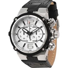 Officina Del Tempo Power 49mm Chronograph Gel Band (OT1030/10W) Ma...