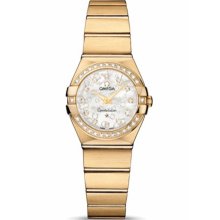 Omega Ladies' Constellation Brushed Quartz 123.55.24.60.55.016