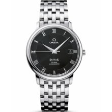 Omega Men's De Ville Black Dial Watch 4574.50.00