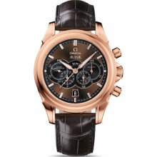 Omega Men's De Ville Brown Dial Watch 422.53.41.52.13.001