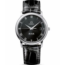 Omega Men's De Ville Black Dial Watch 4810.52.01