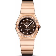 Omega Women's Constellation Mother Of Pearl & Diamonds Dial Watch 123.55.27.60.63.002