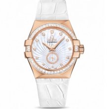 Omega Women's Constellation Mother Of Pearl & Diamonds Dial Watch 123.13.35.20.55.001