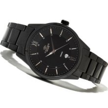 Oniss Men's Ceramica Slim Quartz Ceramic Bracelet Watch