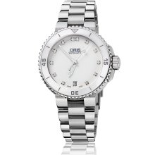 Oris Men's Aquis White Dial Watch 733-7652-4191-07-8-18-01P