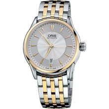 Oris Men's Artelier Silver Dial Watch 561-7604-4351-07-8-16-74