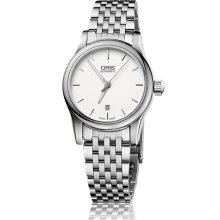 Oris Men's Classic Silver Dial Watch 561-7650-4051-07-8-14-61