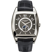 Patek Philippe Gondolo Calendario 5135p 5135 Platinum Grey Dial $63,600 Msrp