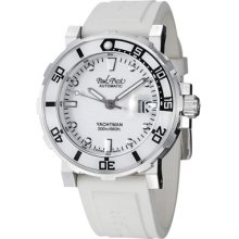 Paul Picot Watches Men's White Dial White Rubber White Rubber/White Di